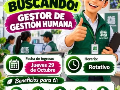 GESTOR DE GESTIÓN HUMANA – AGROMIGIVA (PISCO)