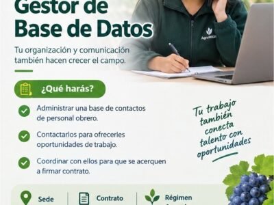 GESTOR DE BASE DE DATOS Y GESTOR DE TRANSPORTES – AGROMIGIVA (ICA)
