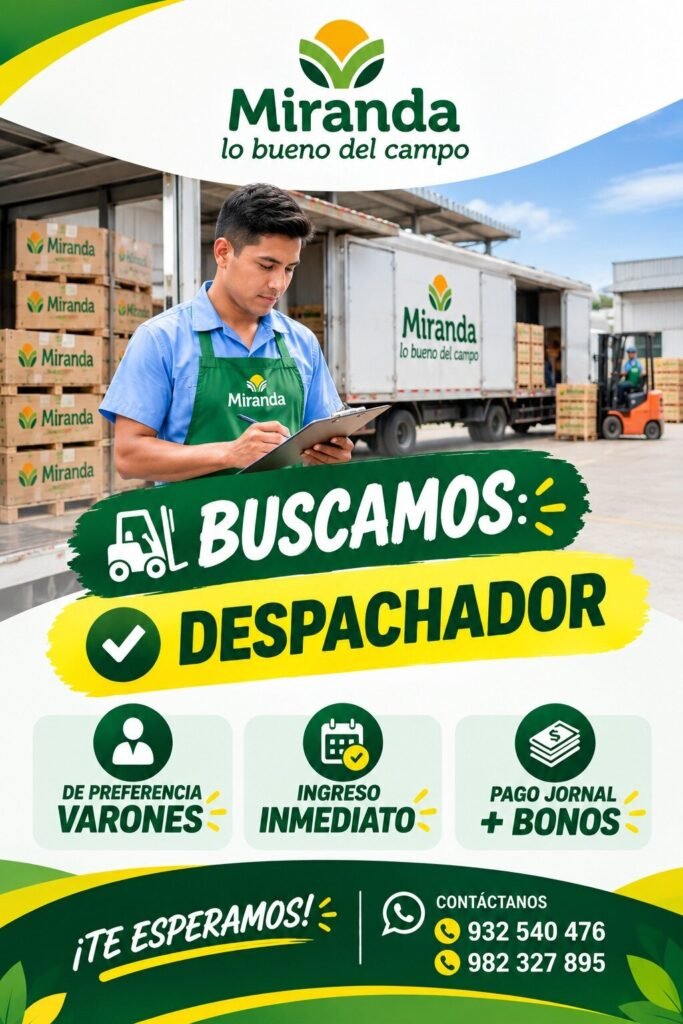 Miranda busca Montacarguista y Despachador - Imagen 2