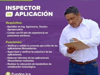 Inspector de Aplicación – Complejo Agroindustrial Beta