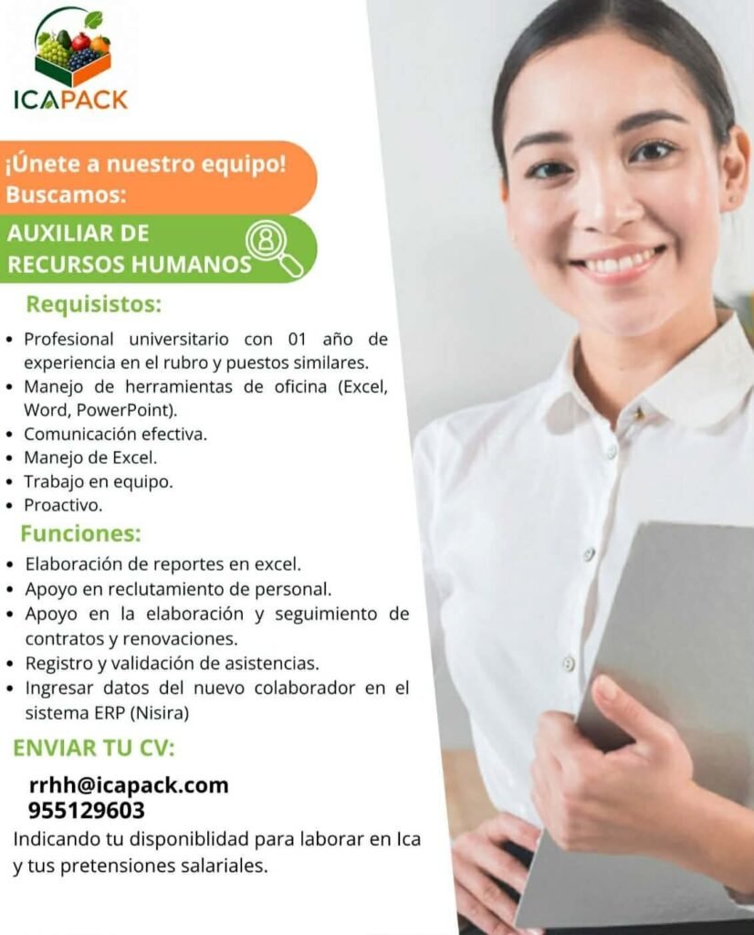 Auxiliar de recursos y más trabajos - Imagen 1