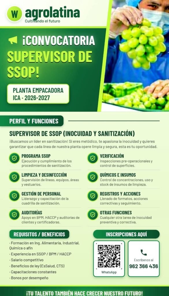 Convocatoria agrolatina Packing - Imagen 1