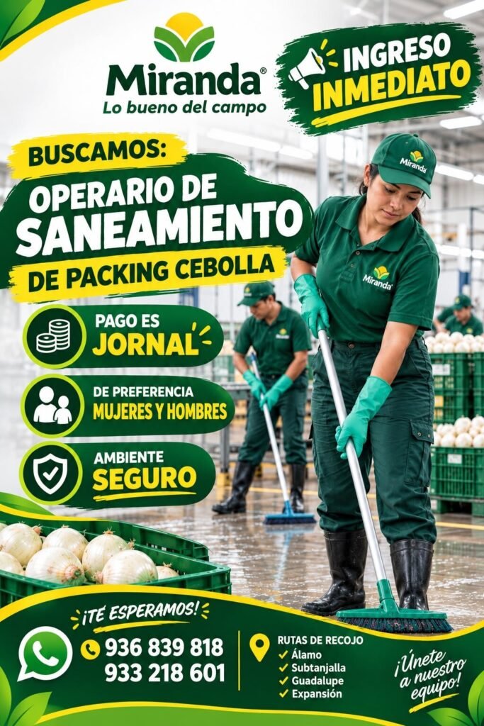 Trabajo en Agricola Miranda - Imagen 2