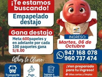 Trabajo en Athos Ica