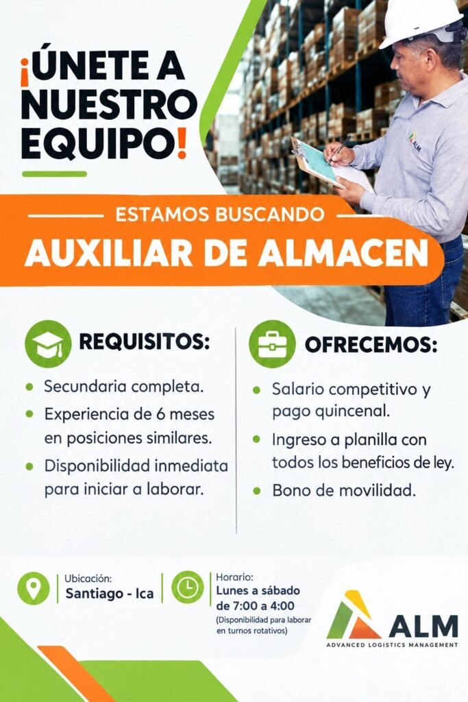 SE PARTE DE LA FAMILIA ALM SERVICES 🧡📣 - Imagen 1