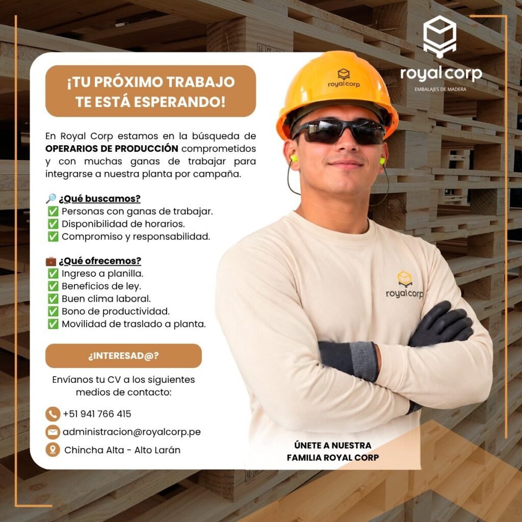 Operarios de producción - Imagen 1