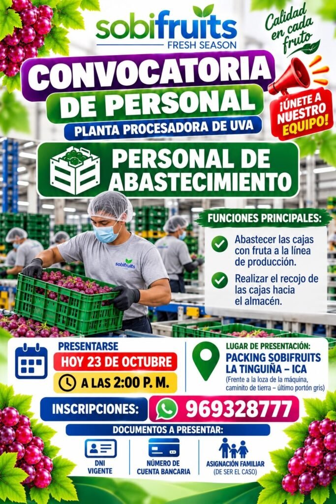 Personal de Abastecimiento - Imagen 1