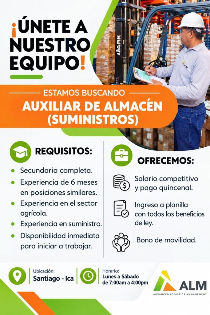 SE PARTE DE LA FAMILIA ALM SERVICES 🧡📣 - Imagen 1