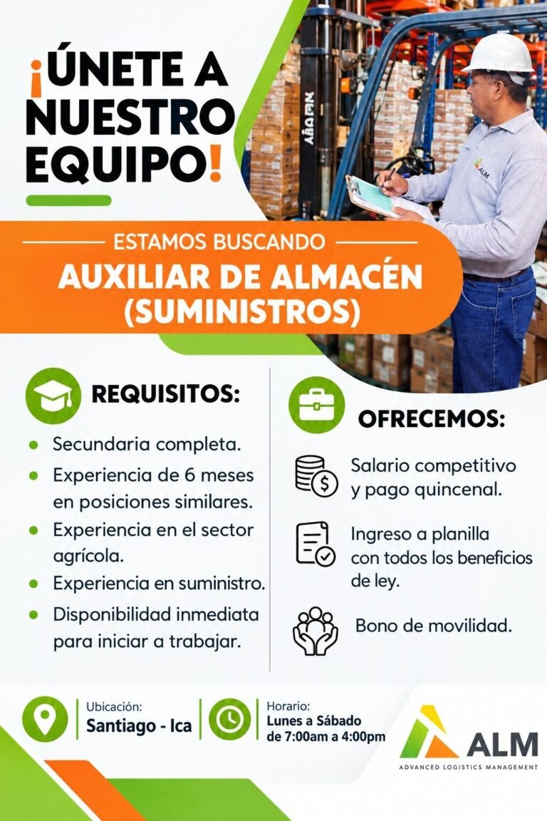 SE PARTE DE LA FAMILIA ALM SERVICES 🧡📣