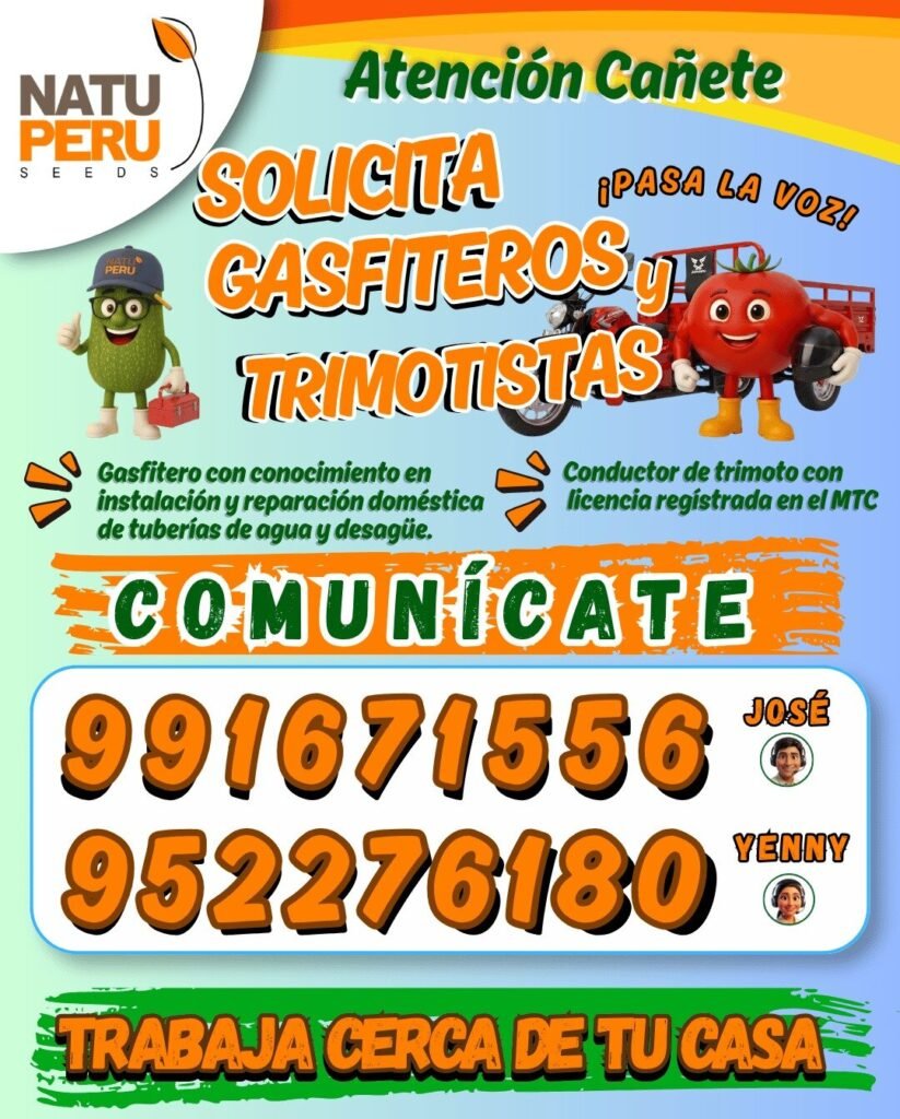 Trabajo en Natu Perú por campaña - Imagen 1